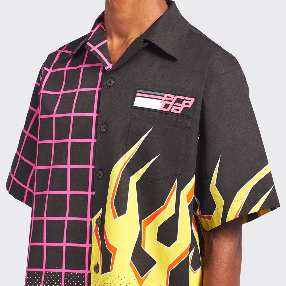 Prada Double Match Flame Shirt